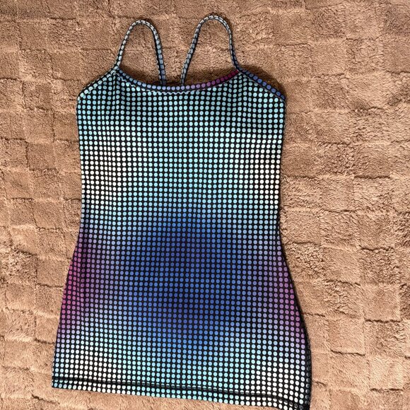 Lot of 2 Lululemon Power Y Tank Yoga Top Wunder Under Crop Leggings Yoga Black 4 - Picture 5 of 14